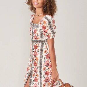 NWT Spartina 449 Catrina Denim Dress Linden Vintage Thistle Stripe.  Size XXL